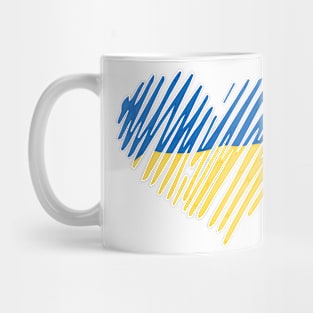 Ukraine heart Mug